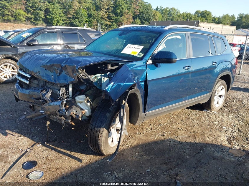 Vin: 1v2mr2ca4jc544068, lot: 46311995, volkswagen atlas 3.6l v6 sel 20182
