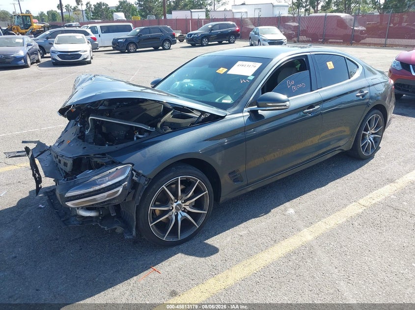 Vin: kmtg34ta3pu123118, lot: 46312025, genesis g70 2.0t awd 20232