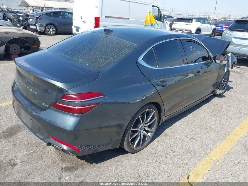 Vin: kmtg34ta3pu123118, lot: 46312025, genesis g70 2.0t awd 20234