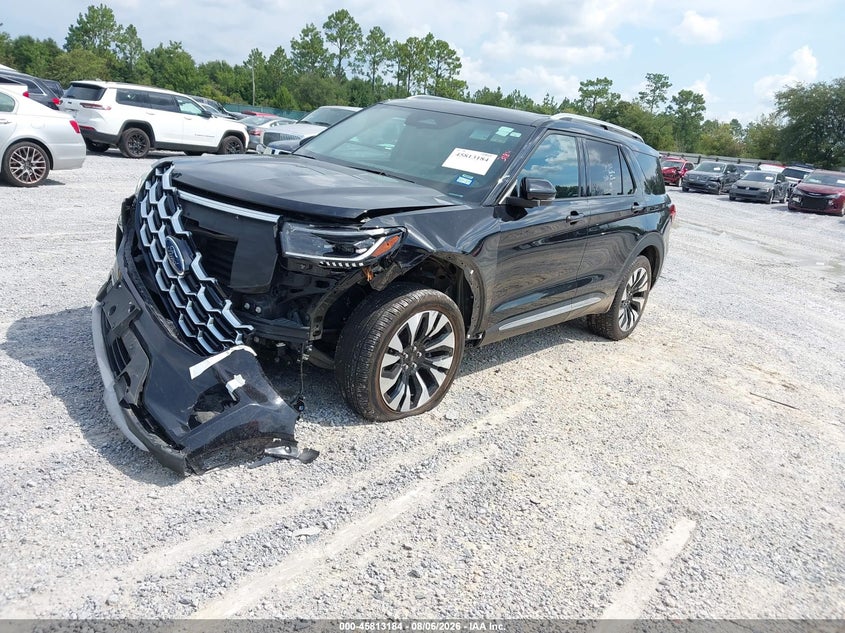 Vin: 1fmuk8hh2sgb61153, lot: 46312030, ford explorer platinum 20252