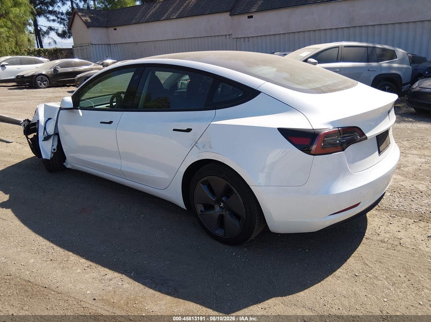 Vin: 5yj3e1ea4pf512278, lot: 46312037, tesla model 3 rear-wheel drive 20233