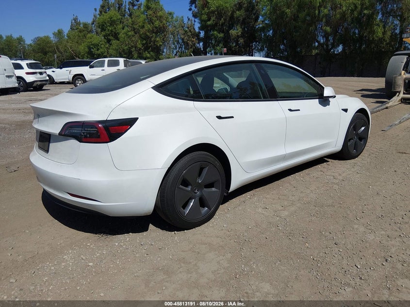 Vin: 5yj3e1ea4pf512278, lot: 46312037, tesla model 3 rear-wheel drive 20234