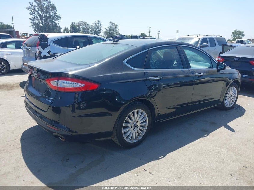 Vin: 3fa6p0lu0fr264385, lot: 46312038, ford fusion hybrid se 20154