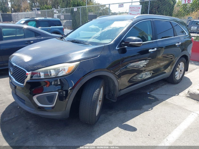 Vin: 5xypg4a34hg266685, lot: 46312051, kia sorento 2.4l lx 20172