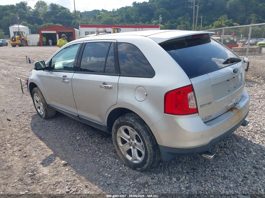 Vin: 2fmdk4jc0bba76259, lot: 46312053, ford edge sel 20113