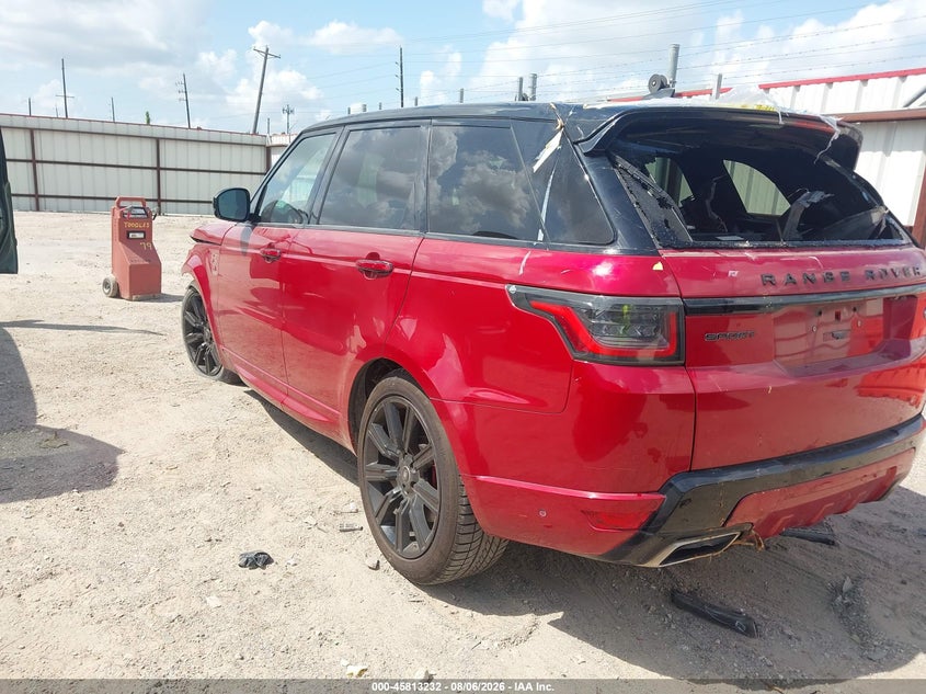 Vin: salwv2sv2ja809049, lot: 46312078, land rover range rover sport hse dynamic 20183