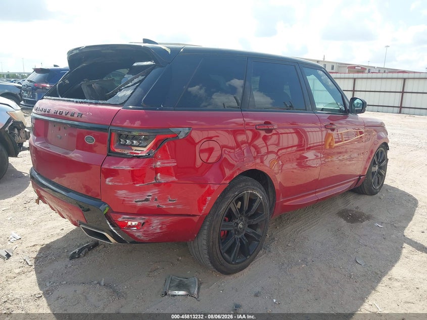 Vin: salwv2sv2ja809049, lot: 46312078, land rover range rover sport hse dynamic 20184