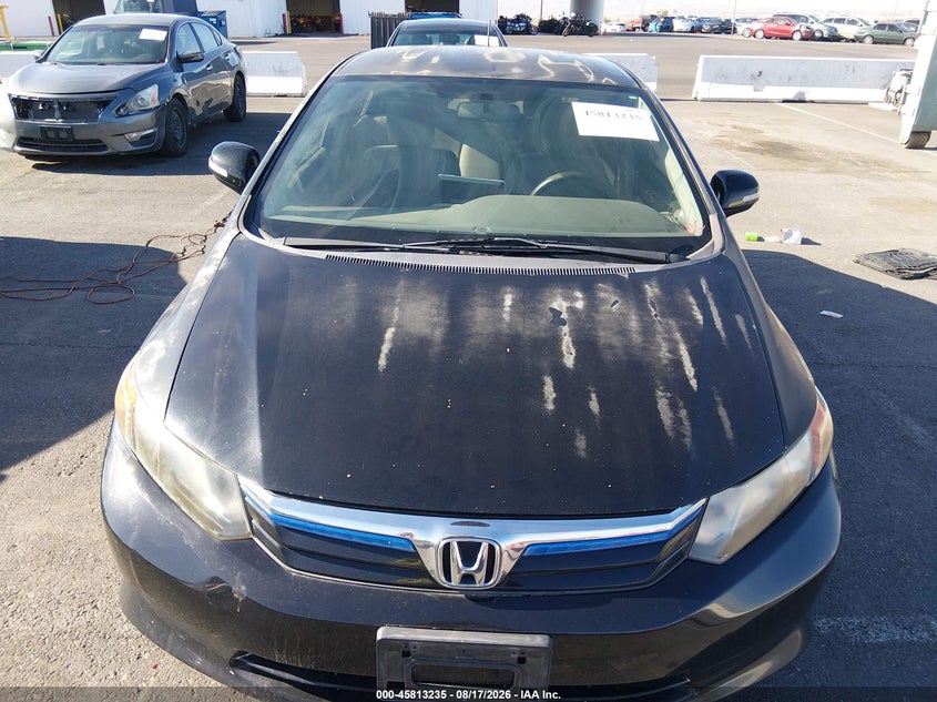2012 HONDA CIVIC HYBRID auction photo 6