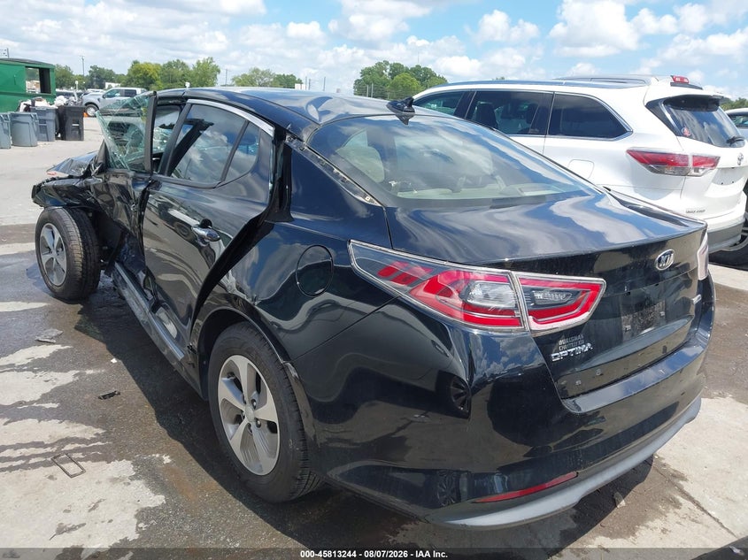 Vin: knagm4ad3e5075729, lot: 46312090, kia optima hybrid lx 20143