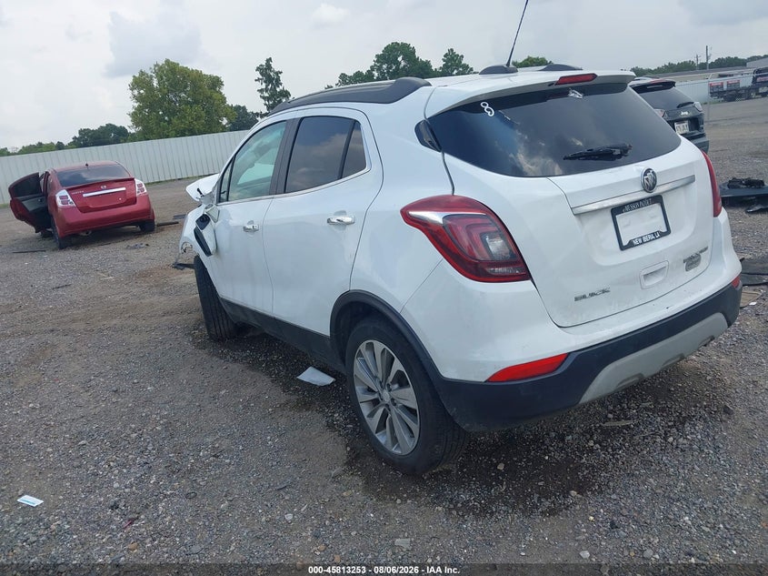 Vin: kl4cjasbxjb717245, lot: 46312099, buick encore preferred 20183