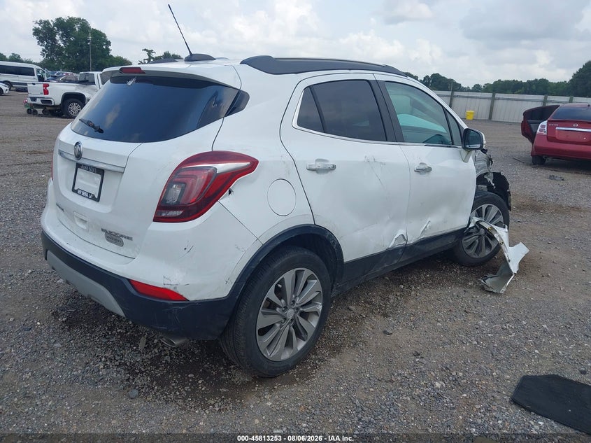 Vin: kl4cjasbxjb717245, lot: 46312099, buick encore preferred 20184