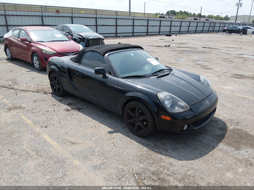 2001 Toyota Mr2 Spyder, Left Rear, IAAI, VIN JTDFR320110033508