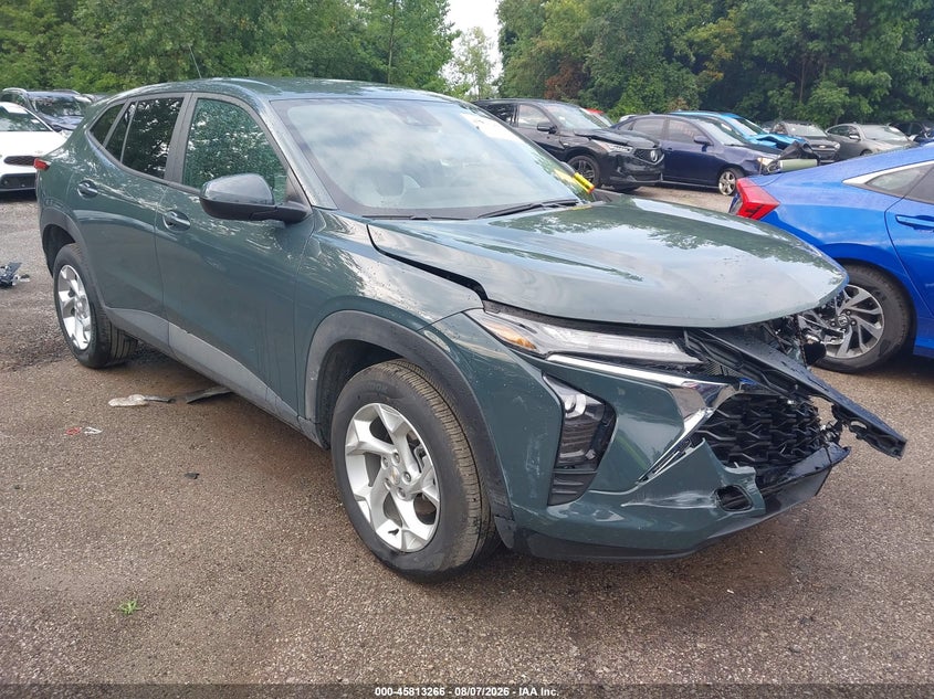 Vin: kl77lfepxsc276683, lot: 46312111, chevrolet trax fwd ls 2025 img_1