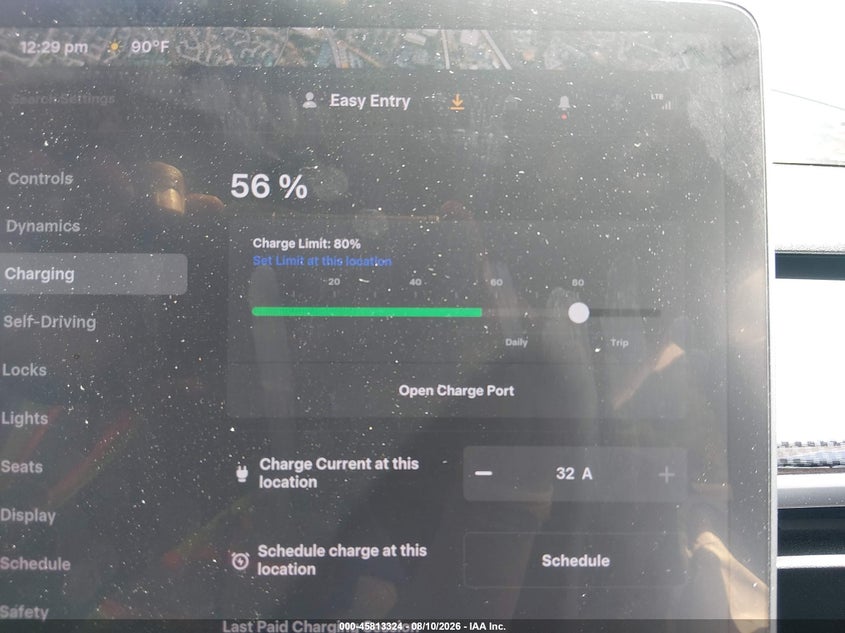TESLA MODEL Y 2021 VIN 5YJYGDEDXMF107419