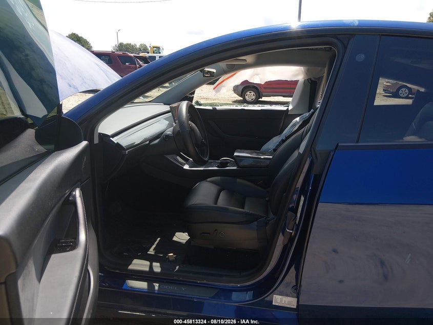 TESLA MODEL Y 2021 VIN 5YJYGDEDXMF107419