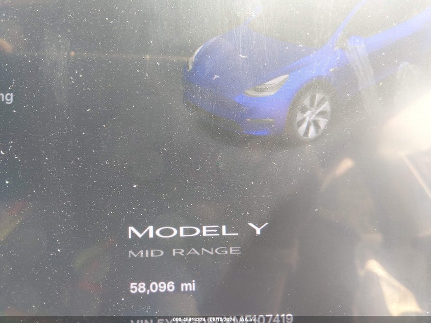 TESLA MODEL Y 2021 VIN 5YJYGDEDXMF107419