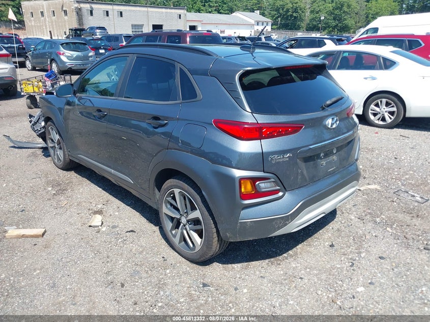 Vin: km8k3ca5xju168231, lot: 46312178, hyundai kona limited 20183