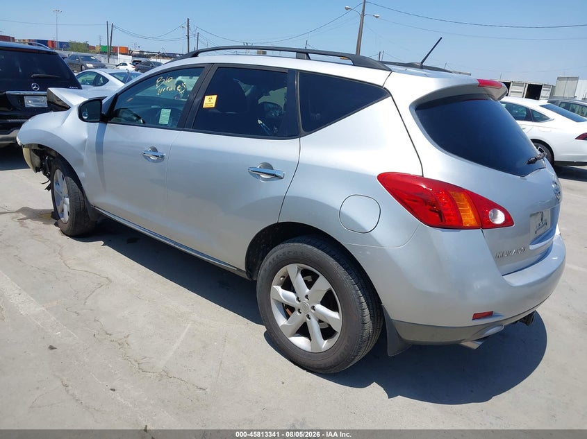 NISSAN MURANO 2009 VIN JN8AZ18U19W030503