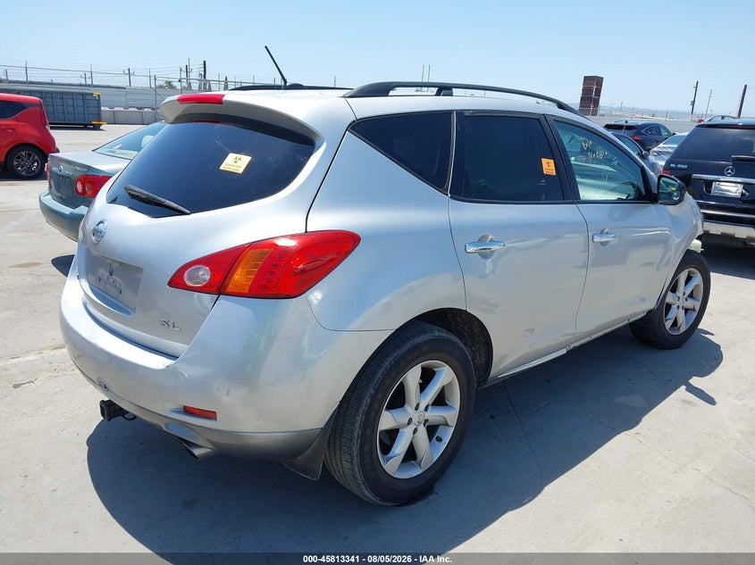NISSAN MURANO 2009 VIN JN8AZ18U19W030503