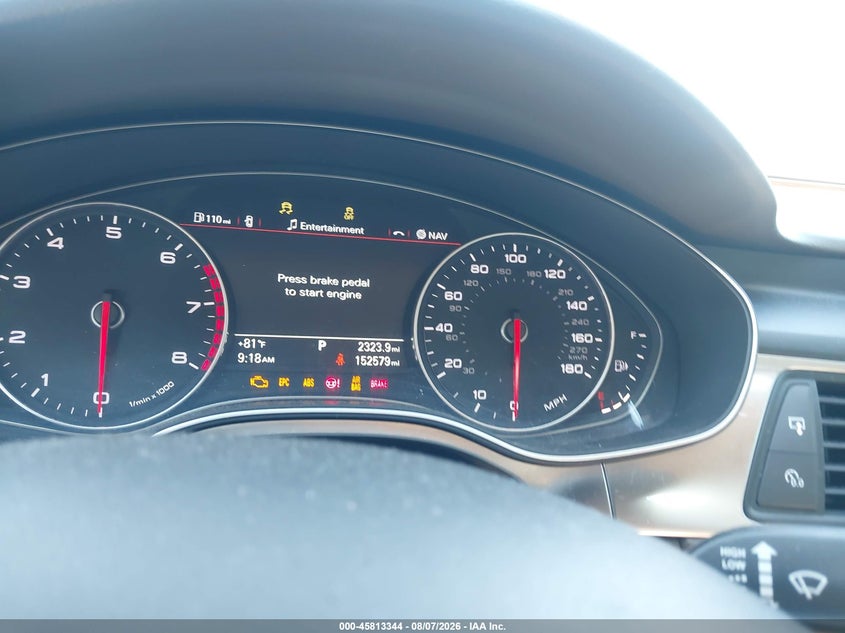 2012 AUDI A7 auction photo 7