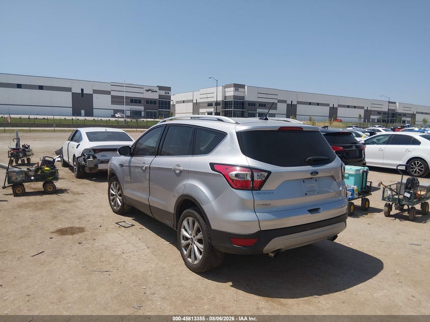 Vin: 1fmcu9j96jua57795, lot: 46312201, ford escape titanium 20183