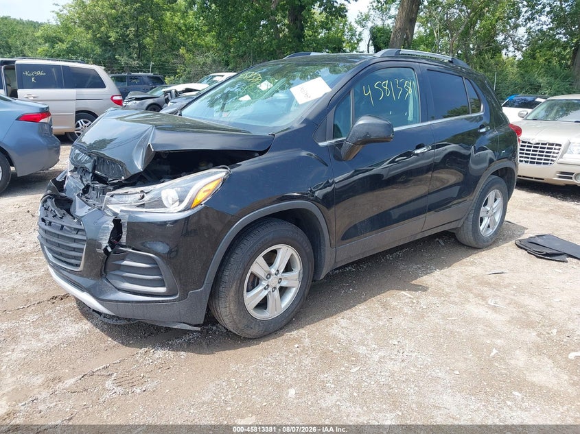 Vin: 3gncjlsb1jl153976, lot: 46312227, chevrolet trax lt 20182