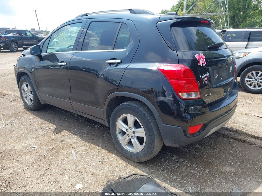 Vin: 3gncjlsb1jl153976, lot: 46312227, chevrolet trax lt 20183