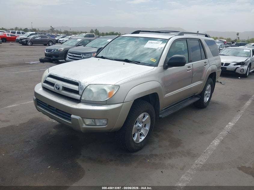 2004 Toyota 4Runner, Rear, IAAI, VIN JTEZU14R740039275 — photo 2