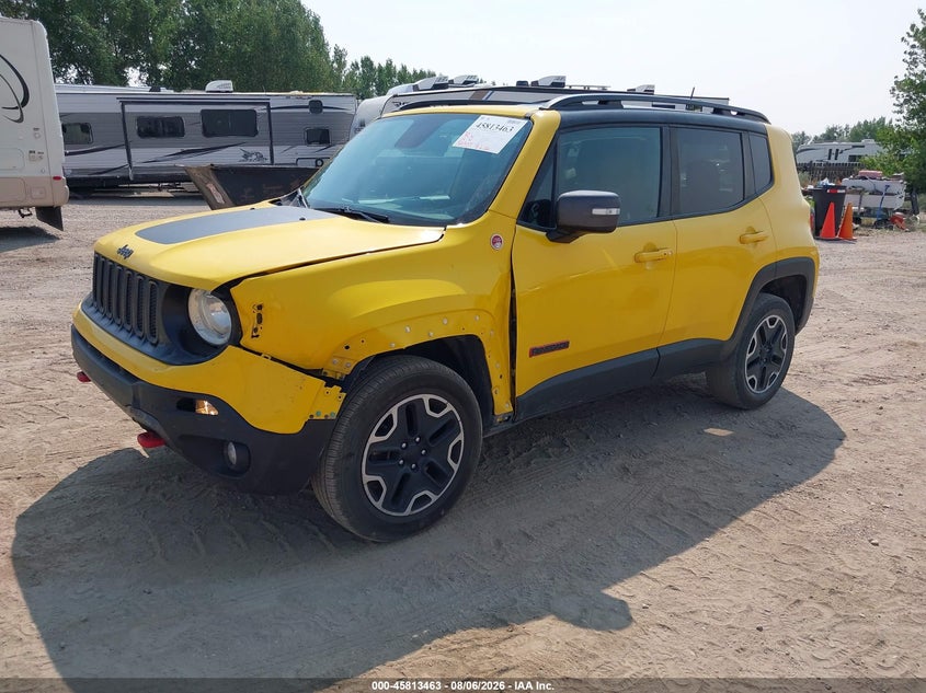 Vin: zaccjbct8gpd09229, lot: 46312309, jeep renegade trailhawk 20162