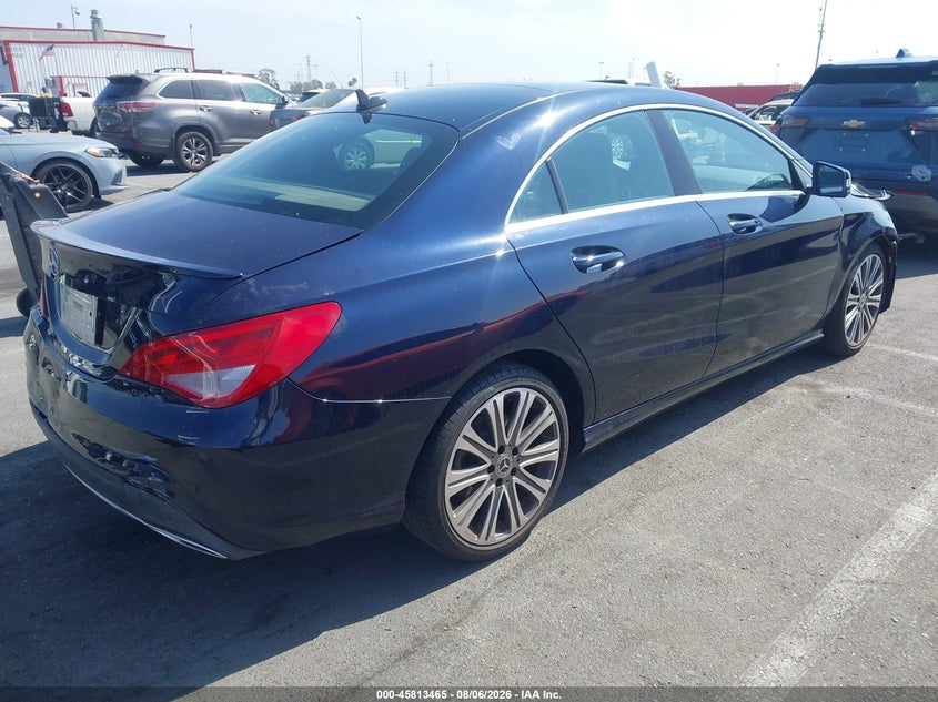 Vin: wddsj4eb1jn663305, lot: 46312311, mercedes-benz cla 250 20184