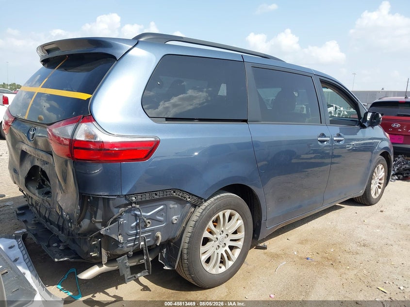 Vin: 5tdyz3dc4hs882930, lot: 46312315, toyota sienna xle 8 passenger 20174