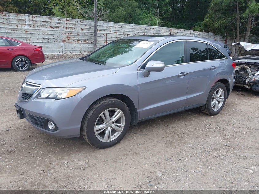 2013 Acura RDX, Левый бок, IAAI, VIN 5J8TB4H58DL021358 — фото 2