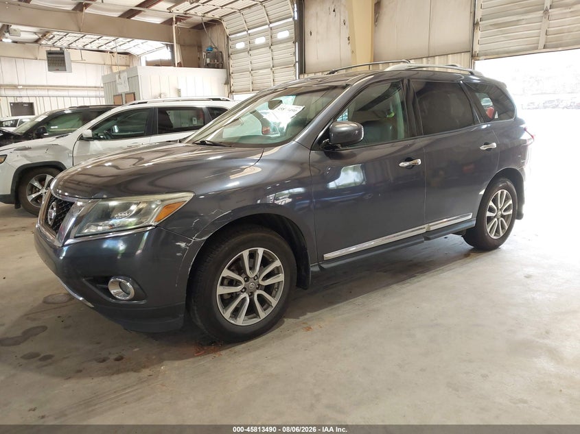 2014 NISSAN PATHFINDER auction photo 2