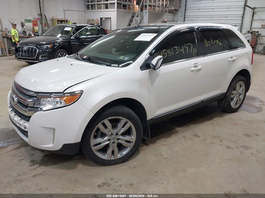 Vin: 2fmdk4kc0ebb52825, lot: 46312343, ford edge limited 20142