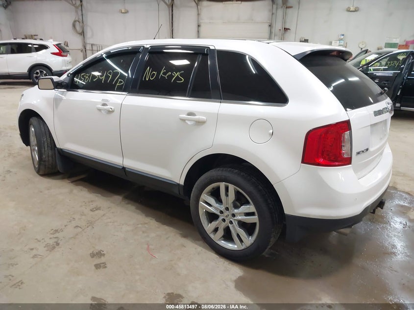 Vin: 2fmdk4kc0ebb52825, lot: 46312343, ford edge limited 20143