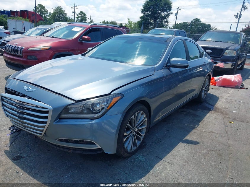 Vin: kmhgn4je5fu052836, lot: 46312345, hyundai genesis 3.8 20152