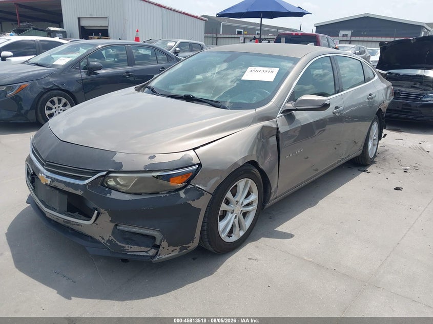 2017 Chevrolet Malibu, Лівий зад, IAAI, VIN 1G1ZE5ST0HF226117 — фото 2
