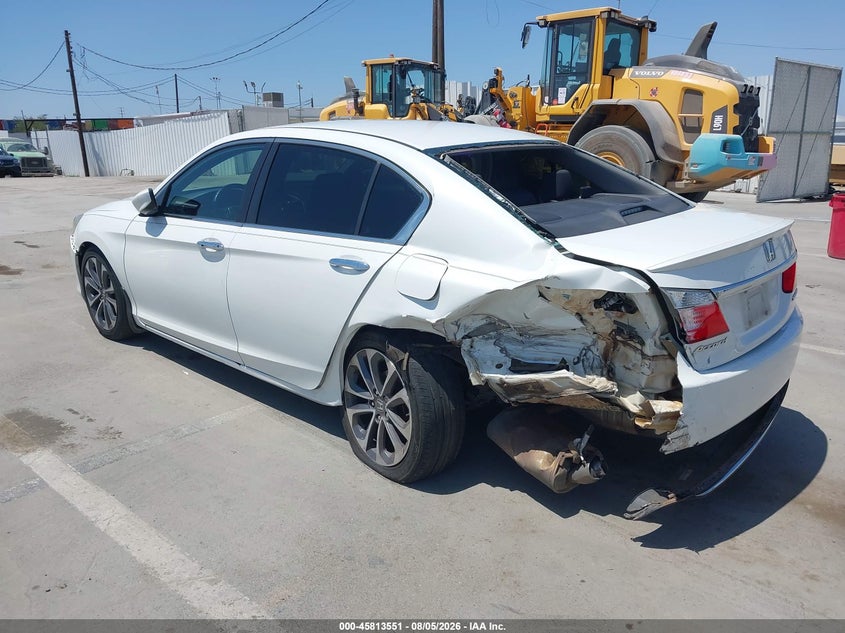 Vin: 1hgcr2f59fa107019, lot: 46312397, honda accord sport 20153