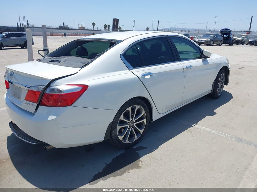 Vin: 1hgcr2f59fa107019, lot: 46312397, honda accord sport 20154