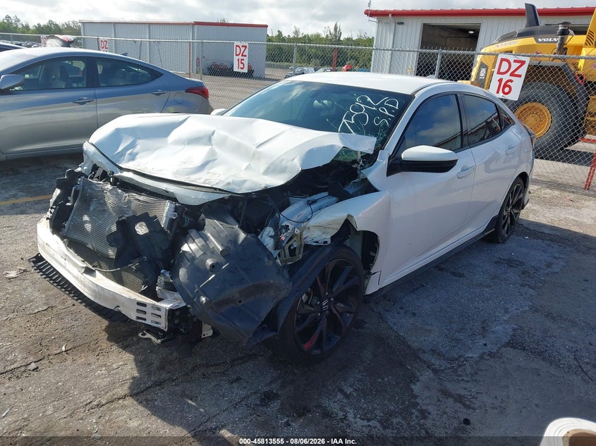 Vin: shhfk7h4xhu207592, lot: 46312401, honda civic sport 20172