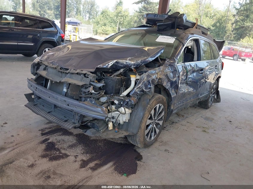 Vin: 4s4bsanc9h3247406, lot: 46312409, subaru outback 2.5i limited 20172