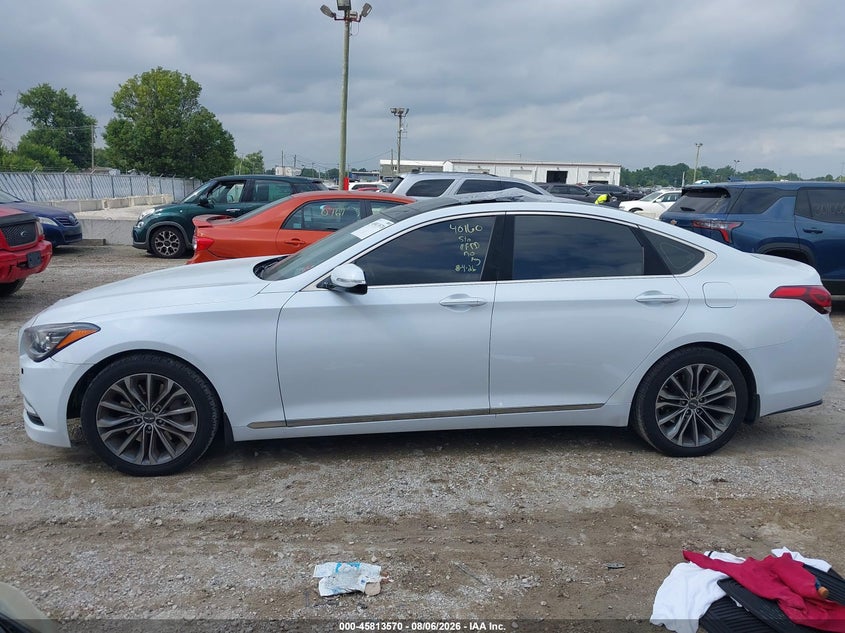 HYUNDAI GENESIS 2016 VIN KMHGN4JE3GU137529