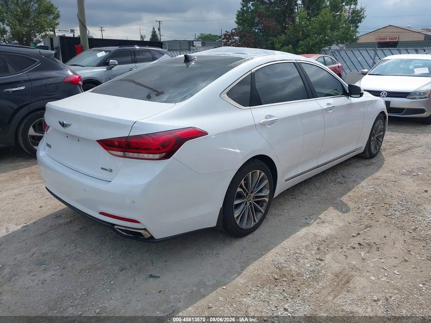 Vin: kmhgn4je3gu137529, lot: 46312416, hyundai genesis 3.8 20164