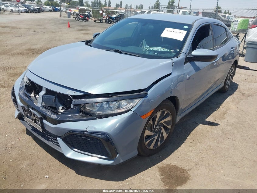 2017 Honda Civic Lx, Front End, IAAI, VIN SHHFK7H22HU414654 — photo 2