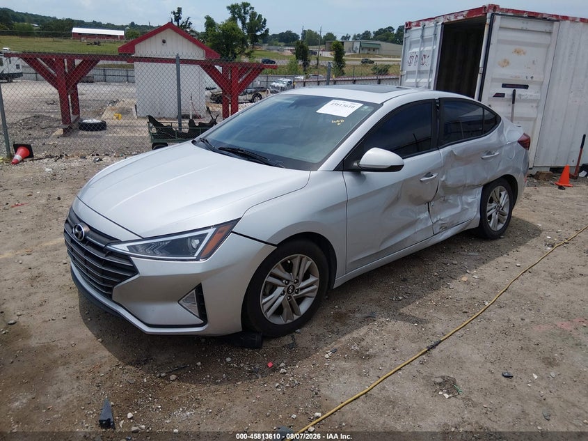 Vin: kmhd84lf2ku843447, lot: 46312456, hyundai elantra value edition 20192