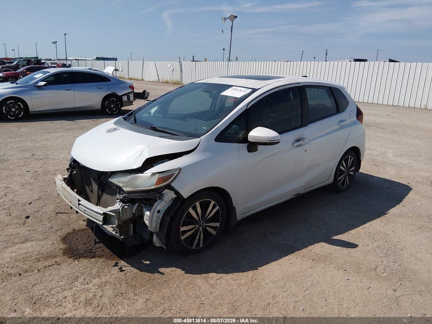 Vin: 3hggk5h95km719366, lot: 46312460, honda fit ex-l 20192