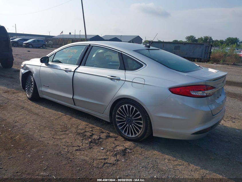 Vin: 3fa6p0ru5hr234499, lot: 46312490, ford fusion hybrid titanium 20173