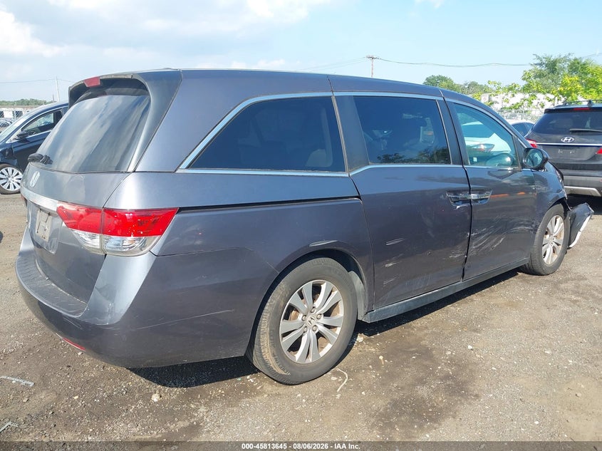 Vin: 5fnrl5h61gb124066, lot: 46312491, honda odyssey ex-l 20164
