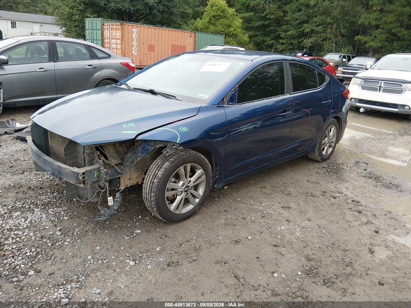 Vin: 5npd84lf6jh241471, lot: 46312519, hyundai elantra sel 20182