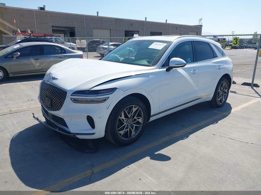 Vin: kmumadtbxnu051232, lot: 46312520, genesis gv70 2.5t awd 20222